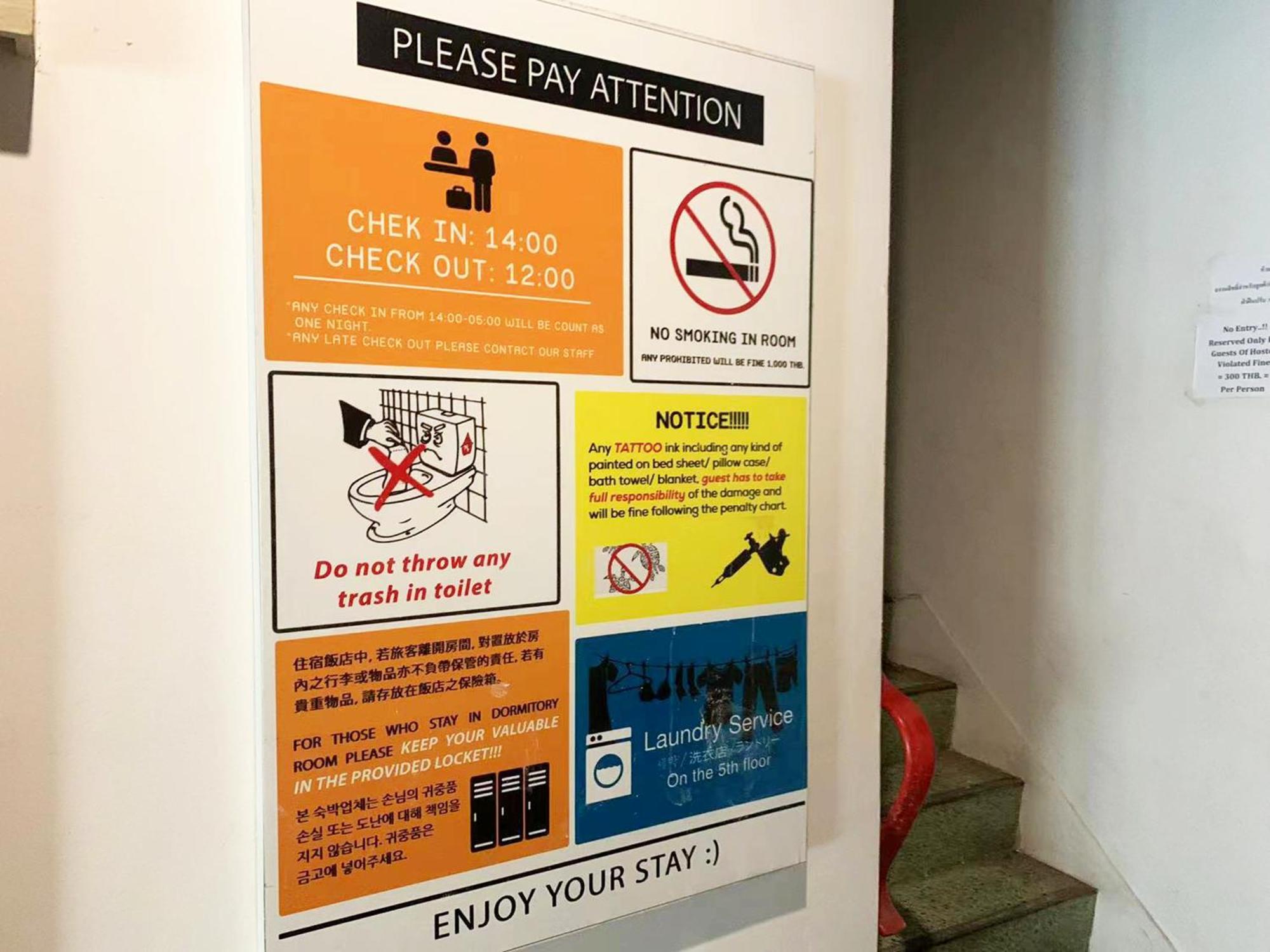 Susu Khaosan Hostel Bangkok Exteriör bild
